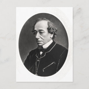 Postal Benjamin Disraeli c.1874