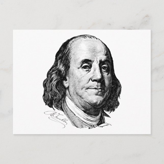 Postal Benjamin Franklin (Anverso)