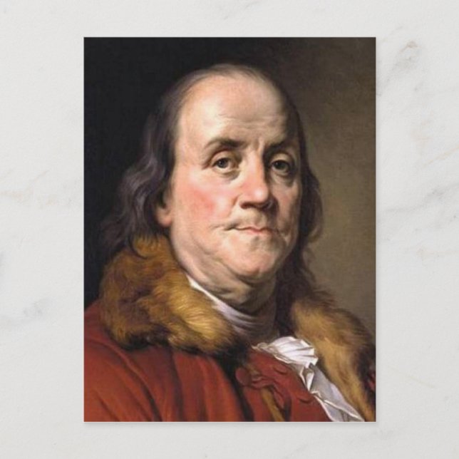 Postal Benjamin Franklin (Anverso)