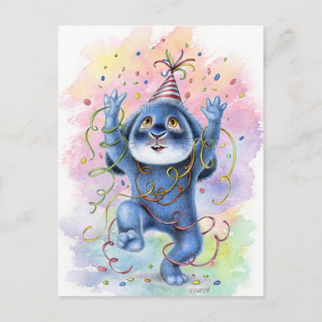 Postal Benny Blue - Postcard de la celebración (Anverso)