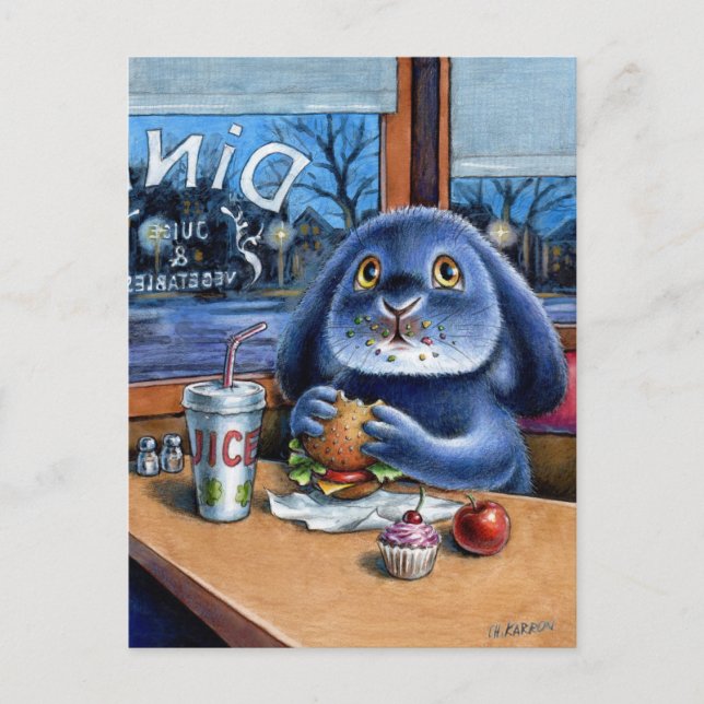 Postal Benny Blue - Postcard Diner (Anverso)