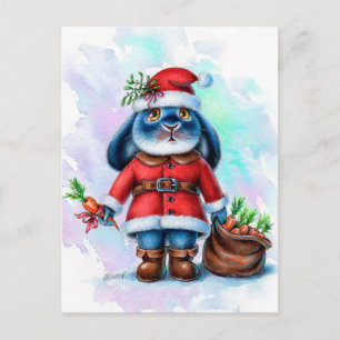 Postal Benny Blue - Santa Postcard