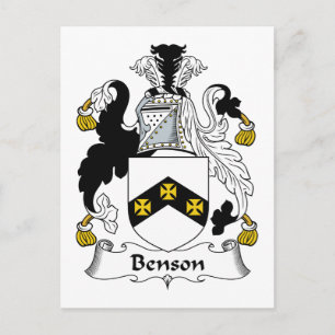 Postal Benson Family Crest