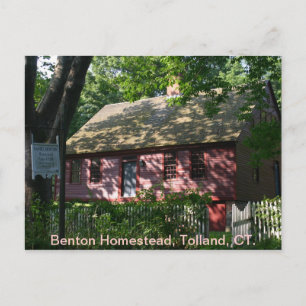 Postal Benton Homestead, Tolland, CT.