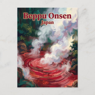 Postal Beppu Onsen Japón