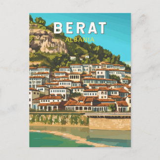 Postal Berat Albania Viajes de arte
