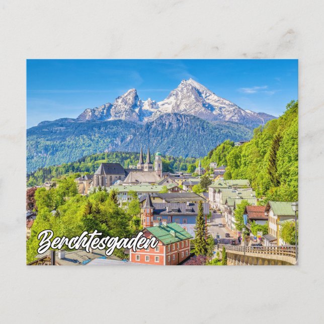Postal Berchtesgaden, Alemania (Anverso)