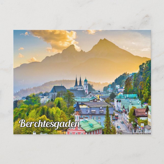 Postal Berchtesgaden, Alemania (Anverso)