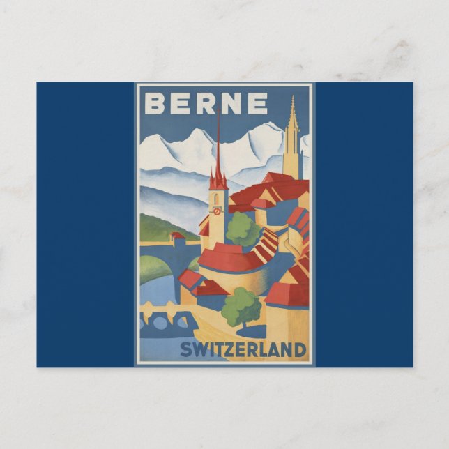Postal Bere Suiza (Anverso)