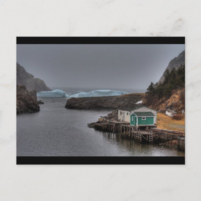 Postal Berg de los pescadores (Anverso)