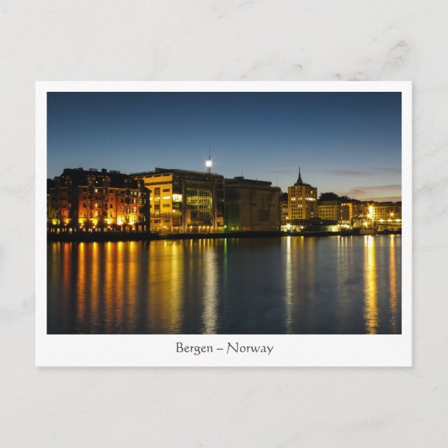 Postal Bergen Noruega (Anverso)