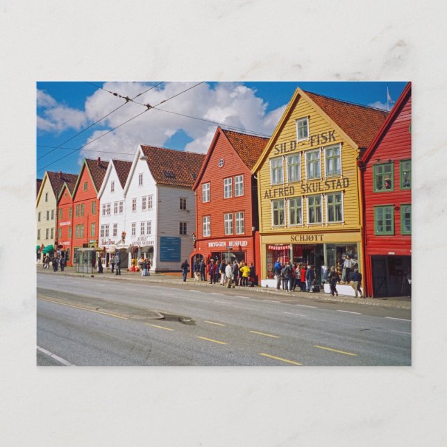 Postal Bergen (Noruega) (Anverso)