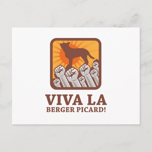 Postal Berger Picard (Anverso)