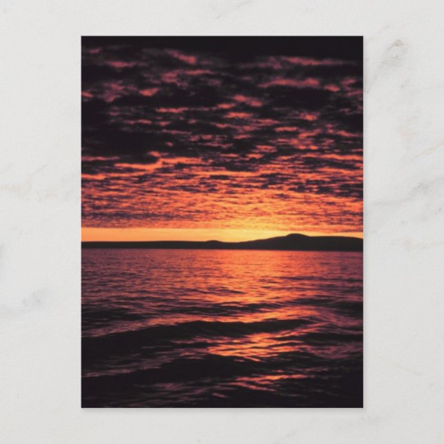 Postal Bering Sea Sunset (Anverso)