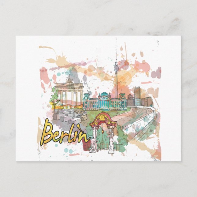 Postal Berlín (Anverso)