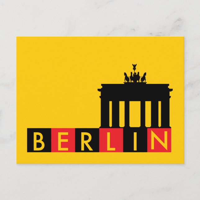 Postal Berlín, Alemania (Anverso)