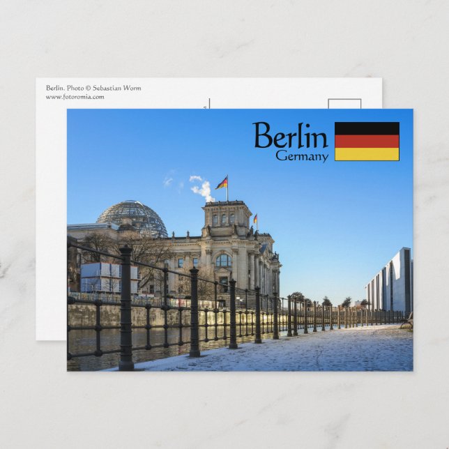 Postal Berlín Alemania (Anverso / Reverso)