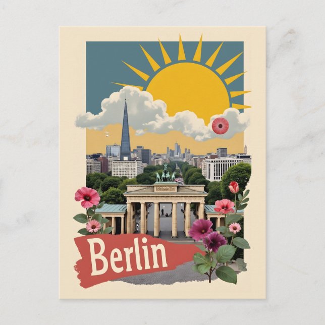 Postal Berlín, Alemania (Anverso)