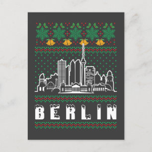 Postal Berlín Alemania Navidades feos