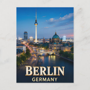 Postal ✈️ Berlín Alemania Regalo de viaje 🌆