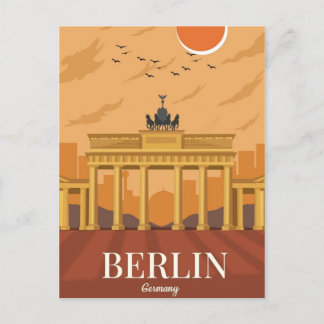 Postal Berlín Alemania Viaje arte de viaje