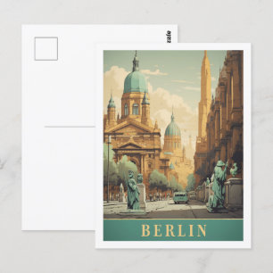 Postal Berlín Alemania Viaje de Famoso Lugar