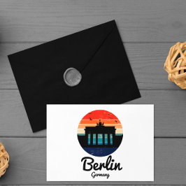 Postal Berlin Alemania Vivage Sunset