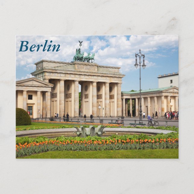 Postal Berlin Brandenburger Tor (Anverso)