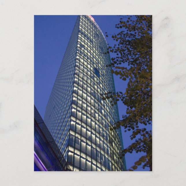 Postal Berlín de noche (Anverso)