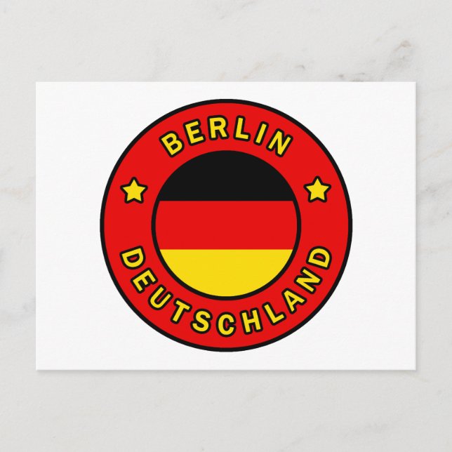 Postal Berlín Deutschland (Anverso)