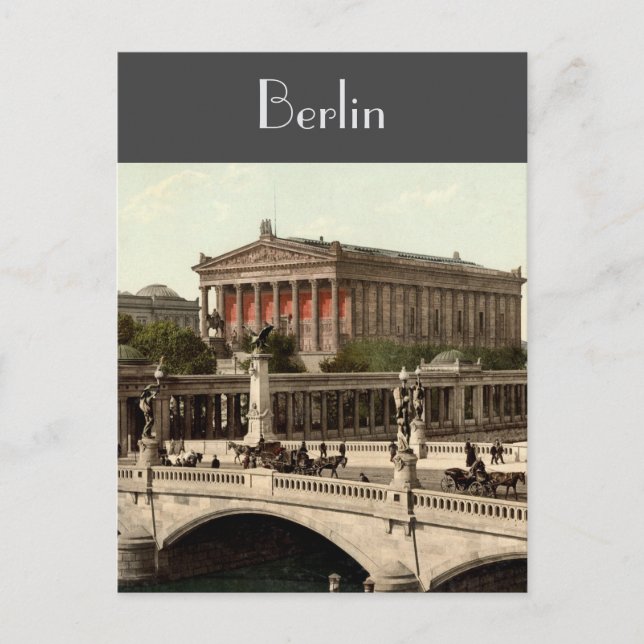 Postal Berlín en el siglo XIX (Anverso)