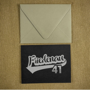 Postal Berlín Friedenau 41 Classic City Number