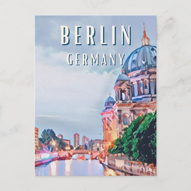 Postal Berlin, la capitale animée de l'Allemagne (Anverso)