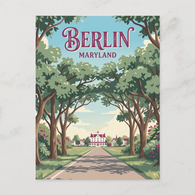 Postal Berlín Maryland (Anverso)