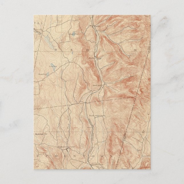 Postal Berlín, Massachusetts (Anverso)