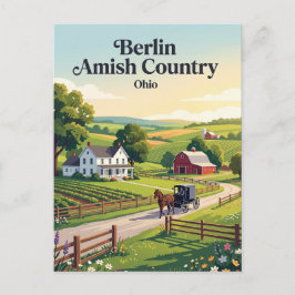 Postal Berlín País Amish Ohio