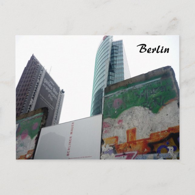 Postal berlin wall potsdamer (Anverso)