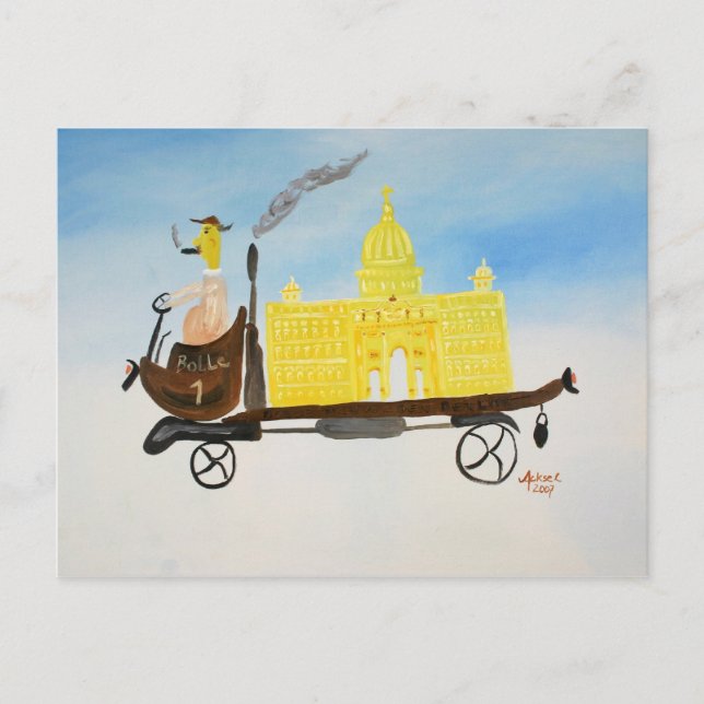 Postal Berliner Bauwagen (Anverso)