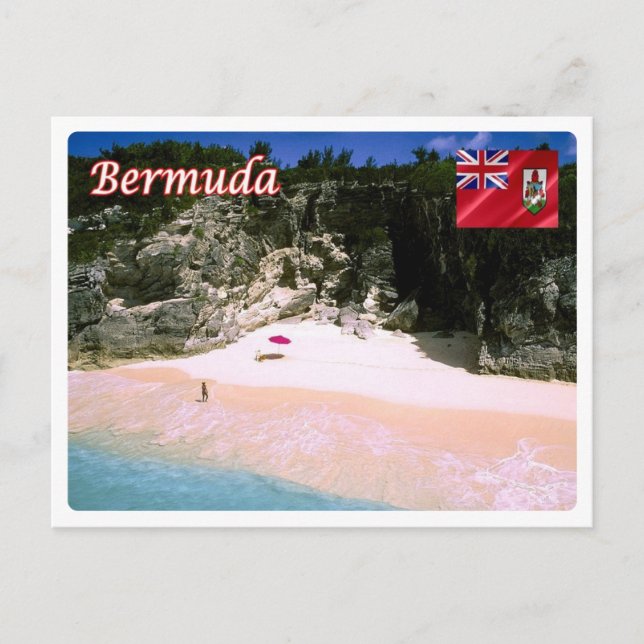Postal Bermuda - Playa - (Anverso)