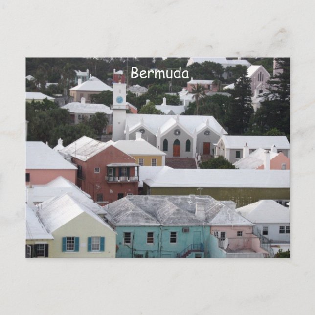 Postal Bermuda Town (Anverso)