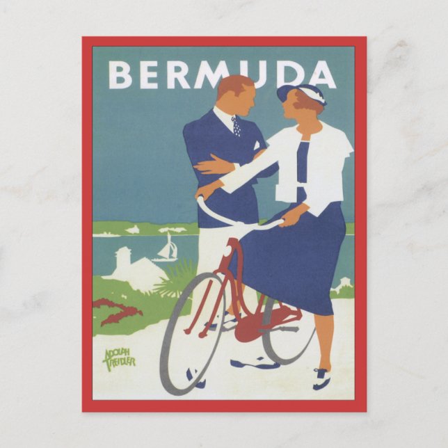 Postal Bermuda vintage (Anverso)