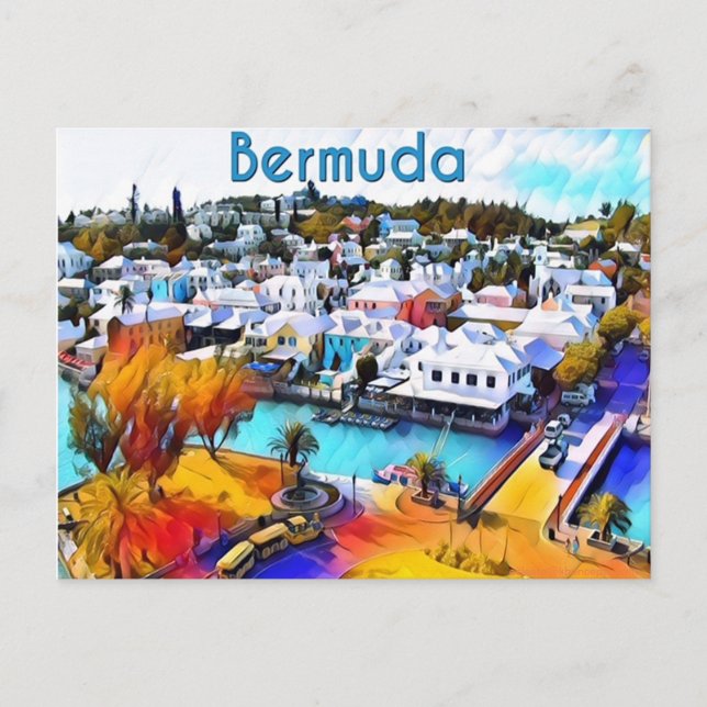 Postal Bermudas (Anverso)