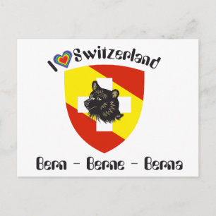 Postal Bern Berna Bärn Schweiz Suisse Postkarte
