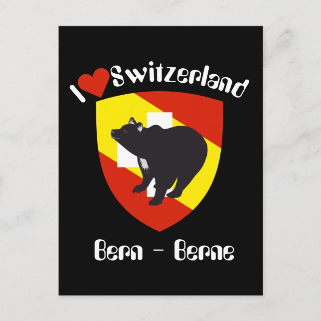 Postal Bern Berna Bärn Schweiz Suisse Postkarte (Anverso)