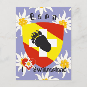 Postal Bern Berna Bärn Schweiz Suisse Postkarte