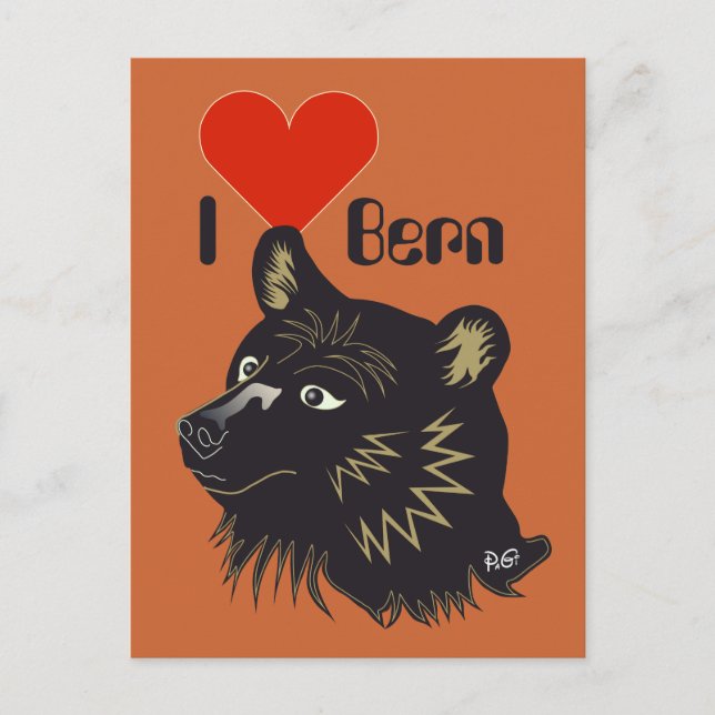 Postal Bern Berna Bärn Schweiz Suisse Postkarte (Anverso)