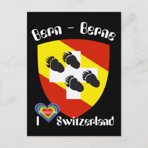 Postal Bern Berna Bärn Schweiz Suisse Postkarte