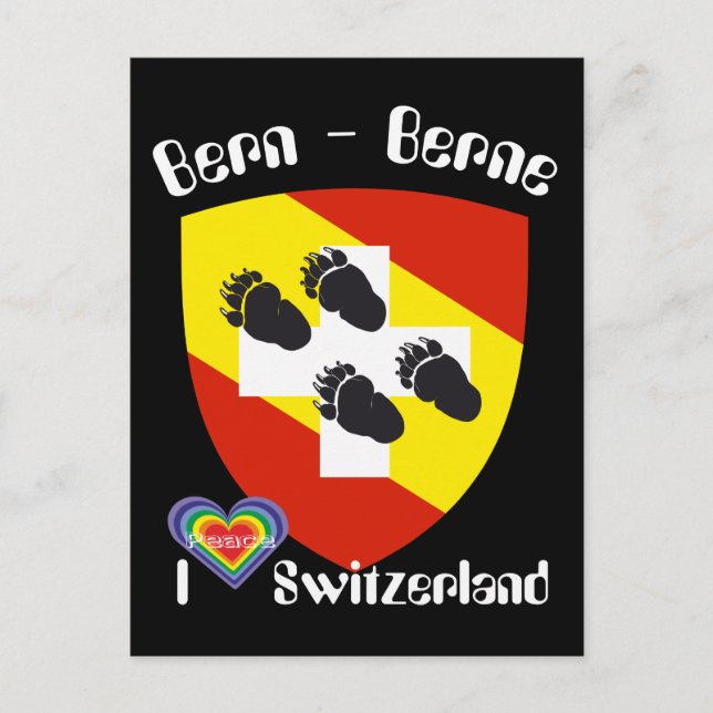 Postal Bern Berna Bärn Schweiz Suisse Postkarte (Anverso)