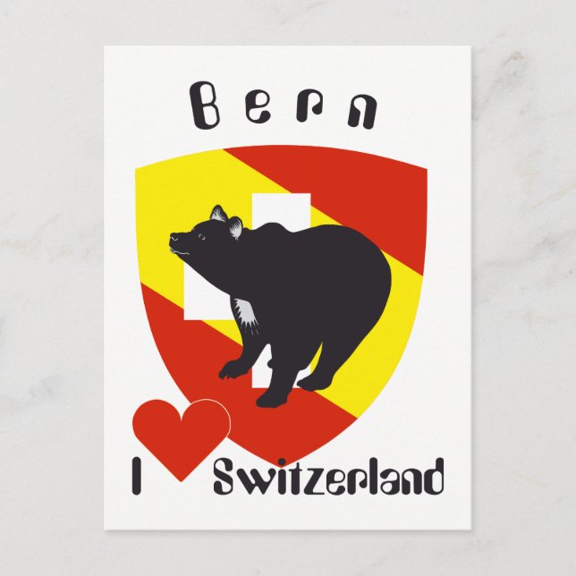 Postal Bern Berna Bärn Schweiz Suisse Postkarte (Anverso)