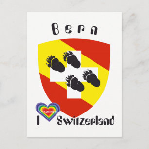 Postal Bern Berna Bärn Schweiz Suisse Postkarte